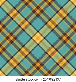 Plaid pattern vector. Check fabric texture. Seamless textile design for clothes, paper print or web background.