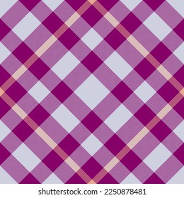 Plaid pattern vector. Check fabric texture. Seamless textile design for clothes, paper print or web background.