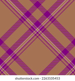 Plaid pattern vector. Check fabric texture. Seamless textile design for clothes, paper print or web background.