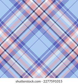 Plaid pattern vector. Check fabric texture. Seamless textile design for clothes, paper print or web background.