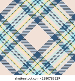 Plaid pattern vector. Check fabric texture. Seamless textile design for clothes, paper print or web background.