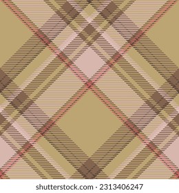 Plaid pattern vector. Check fabric texture. Seamless textile design for clothes, paper print or web background.