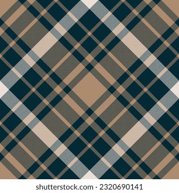 Plaid pattern vector. Check fabric texture. Seamless textile design for clothes, paper print or web background.