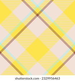Plaid pattern vector. Check fabric texture. Seamless textile design for clothes, paper print or web background.