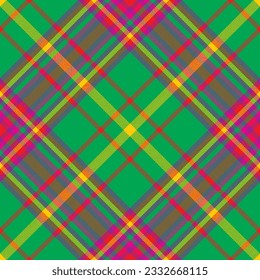Plaid pattern vector. Check fabric texture. Seamless textile design for clothes, paper print or web background.
