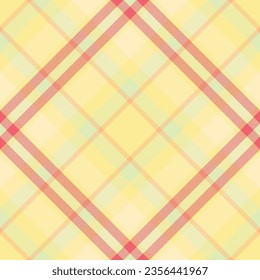 Plaid pattern vector. Check fabric texture. Seamless textile design for clothes, paper print or web background.