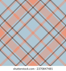 Plaid pattern vector. Check fabric texture. Seamless textile design for clothes, paper print or web background.