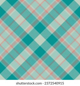 Plaid pattern vector. Check fabric texture. Seamless textile design for clothes, paper print or web background.