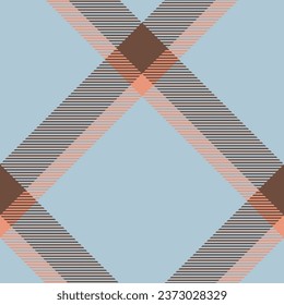Plaid pattern vector. Check fabric texture. Seamless textile design for clothes, paper print or web background.