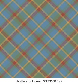 Plaid pattern vector. Check fabric texture. Seamless textile design for clothes, paper print or web background.