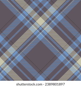 Plaid pattern vector. Check fabric texture. Seamless textile design for clothes, paper print or web background.