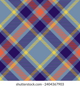 Plaid pattern vector. Check fabric texture. Seamless textile design for clothes, paper print or web background.