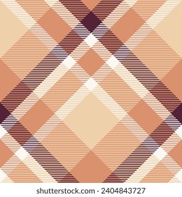 Plaid pattern vector. Check fabric texture. Seamless textile design for clothes, paper print or web background.
