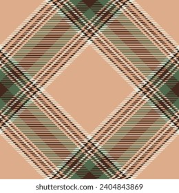 Plaid pattern vector. Check fabric texture. Seamless textile design for clothes, paper print or web background.