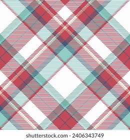 Plaid pattern vector. Check fabric texture. Seamless textile design for clothes, paper print or web background.