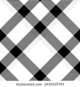 Plaid pattern vector. Check fabric texture. Seamless textile design for clothes, paper print or web background.