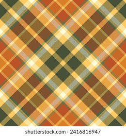 Plaid pattern vector. Check fabric texture. Seamless textile design for clothes, paper print or web background.