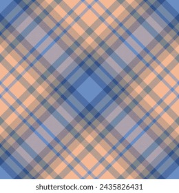 Plaid pattern vector. Check fabric texture. Seamless textile design for clothes, paper print or web background.