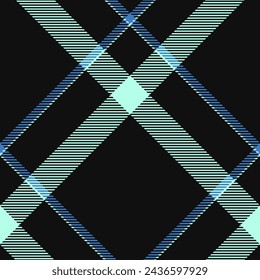 Plaid pattern vector. Check fabric texture. Seamless textile design for clothes, paper print or web background.