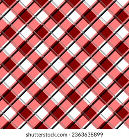 plaid pattern vector set for scarf, pillow case, blanket, cloth, fabric print, Christmas background.