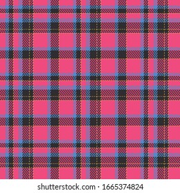 Plaid pattern vector. Tartan background
