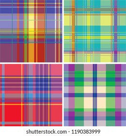 Plaid Pattern Vectors