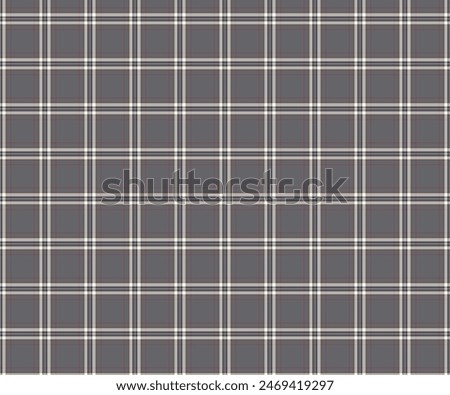 Plaid pattern, watercolor grey, black, white, red, seamless for textiles, designs for trousers, skirts or decorative fabrics. Vector illustration.