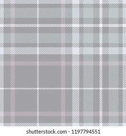 Plaid pattern in weathered purple, blue and gray green. 