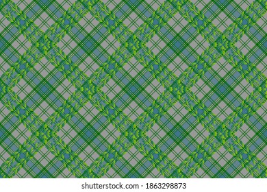 С klassische, gepolsterte Overlay. Neue Option zum Zelldesign. Die Grundlage ist Laxey (Centenary) Tartan