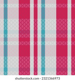 Plaid Patterns Nahtlos. Abstrakte Muster-Vorlage für Musterprüfungen für Design-Ornament. Nahtlose Stoffstruktur.