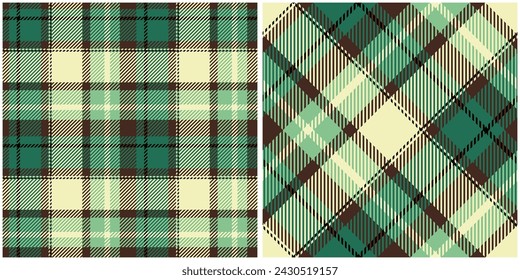 Plaid Patterns Seamless. Checker Pattern Seamless Tartan Illustration Vector Set for Scarf, Blanket, Other Modern Spring Summer Autumn Winter Holiday Fabric Print.
