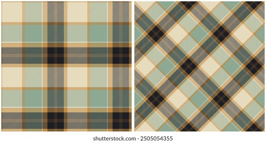 Plaid Patterns Seamless. Checker Pattern Seamless Tartan Illustration Vector Set for Scarf, Blanket, Other Modern Spring Summer Autumn Winter Holiday Fabric Print.