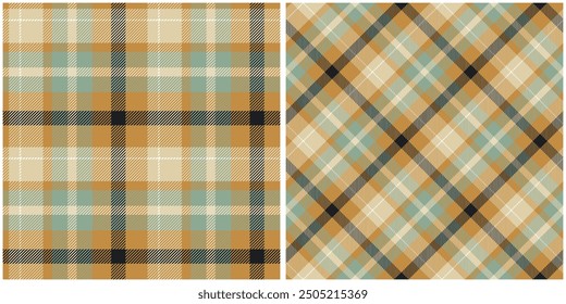 Plaid Patterns Seamless. Checkerboard Pattern Traditional Scottish Woven Fabric. Lumberjack Shirt Flannel Textile. Pattern Tile Swatch Included.