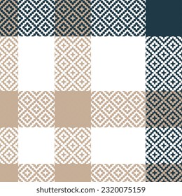 Plaid Patterns Seamless. Classic Scottish Tartan Design. Template for Design Ornament. Seamless Fabric Texture.