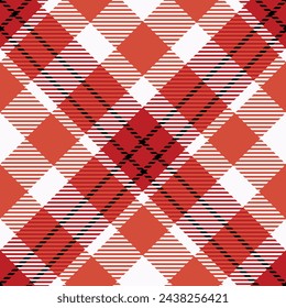 Plaid Patterns Seamless. Classic Scottish Tartan Design. Traditional Scottish Woven Fabric. Lumberjack Shirt Flannel Textile. Pattern Tile Swatch Included.