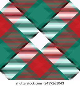 Patrones a cuadros sin costuras. Vector de ilustración de tartán sin costura de tartán clásico a cuadros para bufanda, manta, otro estampado moderno de tela de vacaciones de otoño de verano de primavera.