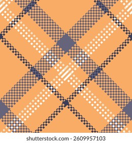 Plaid Patterns Seamless. Classic Plaid Tartan Traditional Scottish Woven Fabric. Lumberjack Shirt Flannel Textile. Pattern Tile Swatch Included.