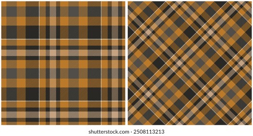 Plaid Patterns Seamless. Gingham Patterns Traditional Scottish Woven Fabric. Lumberjack Shirt Flannel Textile. Pattern Tile Swatch Included.