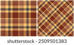 Plaid Patterns Seamless. Scottish Tartan Pattern Seamless Tartan Illustration Vector Set for Scarf, Blanket, Other Modern Spring Summer Autumn Winter Holiday Fabric Print.