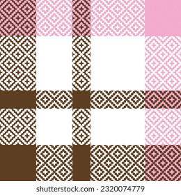 Plaid Patterns Seamless. Tartan Seamless Pattern Traditional Scottish Woven Fabric. Lumberjack Shirt Flannel Textile. Pattern Tile Swatch Included.