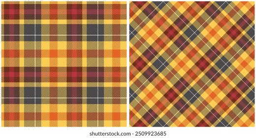 Plaid Patterns Seamless. Tartan Plaid Vector Seamless Pattern. Template for Design Ornament. Seamless Fabric Texture.