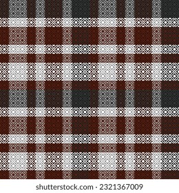 Plaid Patterns Seamless. Traditional Scottish Checkered Background. Template for Design Ornament. Seamless Fabric Texture.