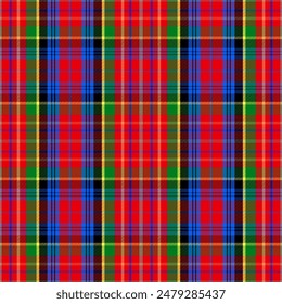 Plaid-Muster,Tartanfarbenes nahtloses Muster,EPS10.