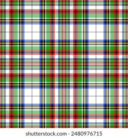 Plaid pattern,Tartan pattern,Check pattern Scottish style of colored lines most perfect design seamless pattern texture for fabric design ,EPS10.