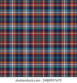 Plaid pattern,Tartan pattern,Check pattern Scottish style of colored lines most perfect design seamless pattern texture for fabric design,EPS 10