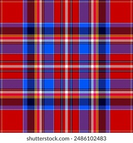 Plaid pattern,Tartan pattern,Colored most perfect seamless pattern for fabric design or wallpaper background,EPS 10.