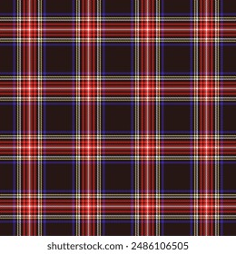 Plaid pattern,Tartan pattern,colored most perfect seamless plaid tartan pattern for fabric design or wallpaper background,EPS 10.