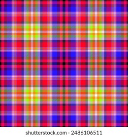 Plaid pattern,Tartan pattern,colored most perfect seamless plaid tartan pattern for fabric design or wallpaper background,EPS 10.