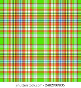 Plaid-Muster, Tartan-Muster, farbige nahtlose Plaid-Schottenmuster-Design   aus Illustration Vektorgrafik für Stoffdesign oder Bildschirmhintergrund Hintergrund, EPS 10.