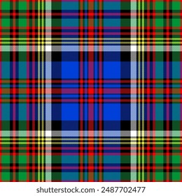 Plaid-Muster,Tartanmuster,farbiges nahtloses Plaid-Tartanmuster für Stoffdesign oder Bildschirmhintergrund-Hintergrund,EPS 10.